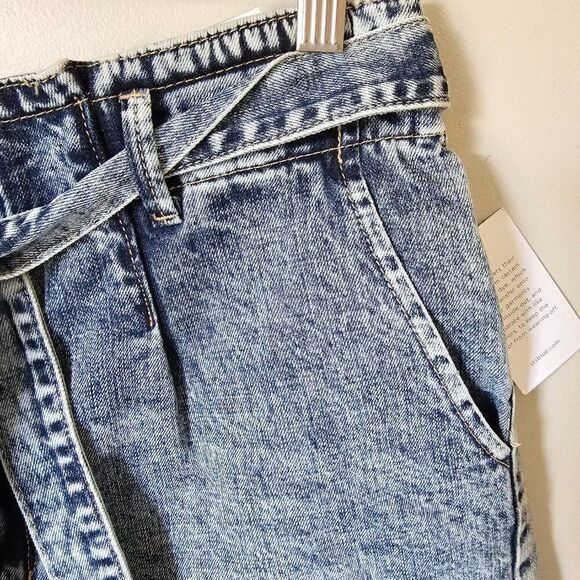 NWT STS BLUE MILA PAPER BAG SHORT 13' HIGH RISE SIZE 29 - Picture 4 of 15
